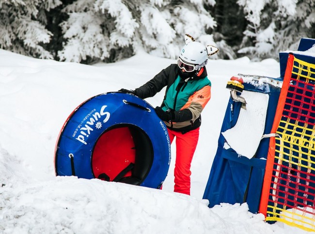 Auf dem Weg zur Tubingbahn